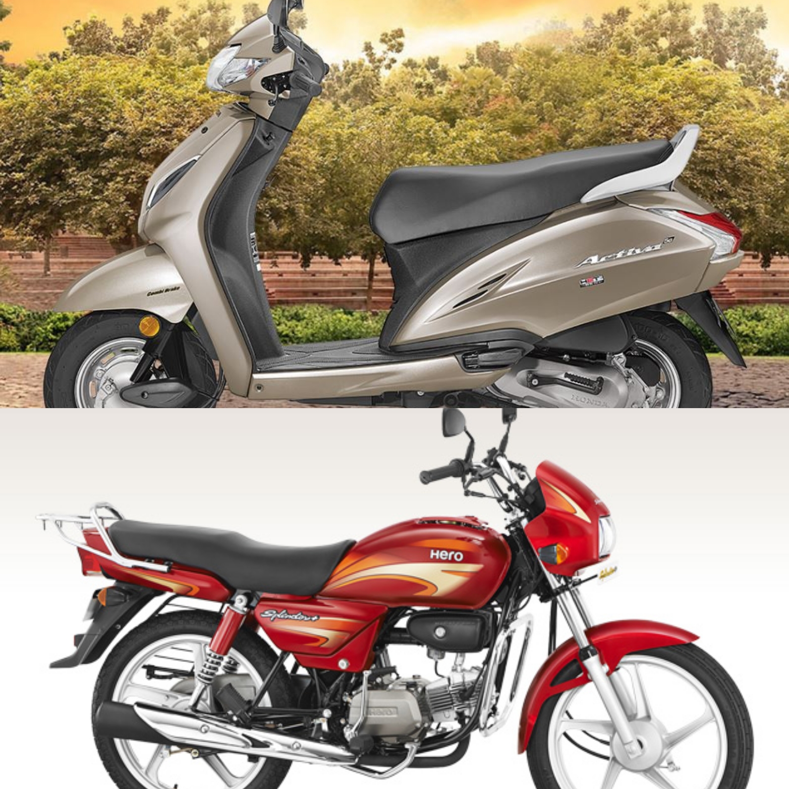 Here S The Comparison Between Hero Splendor Plus I3s And Honda